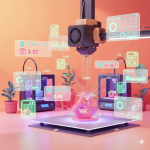 Bambu Lab ROI analysis, 3D printing profit margins, X1-Carbon vs P2S for business, 3D printer electricity cost calculator.