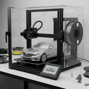 Mercedes car STL file
