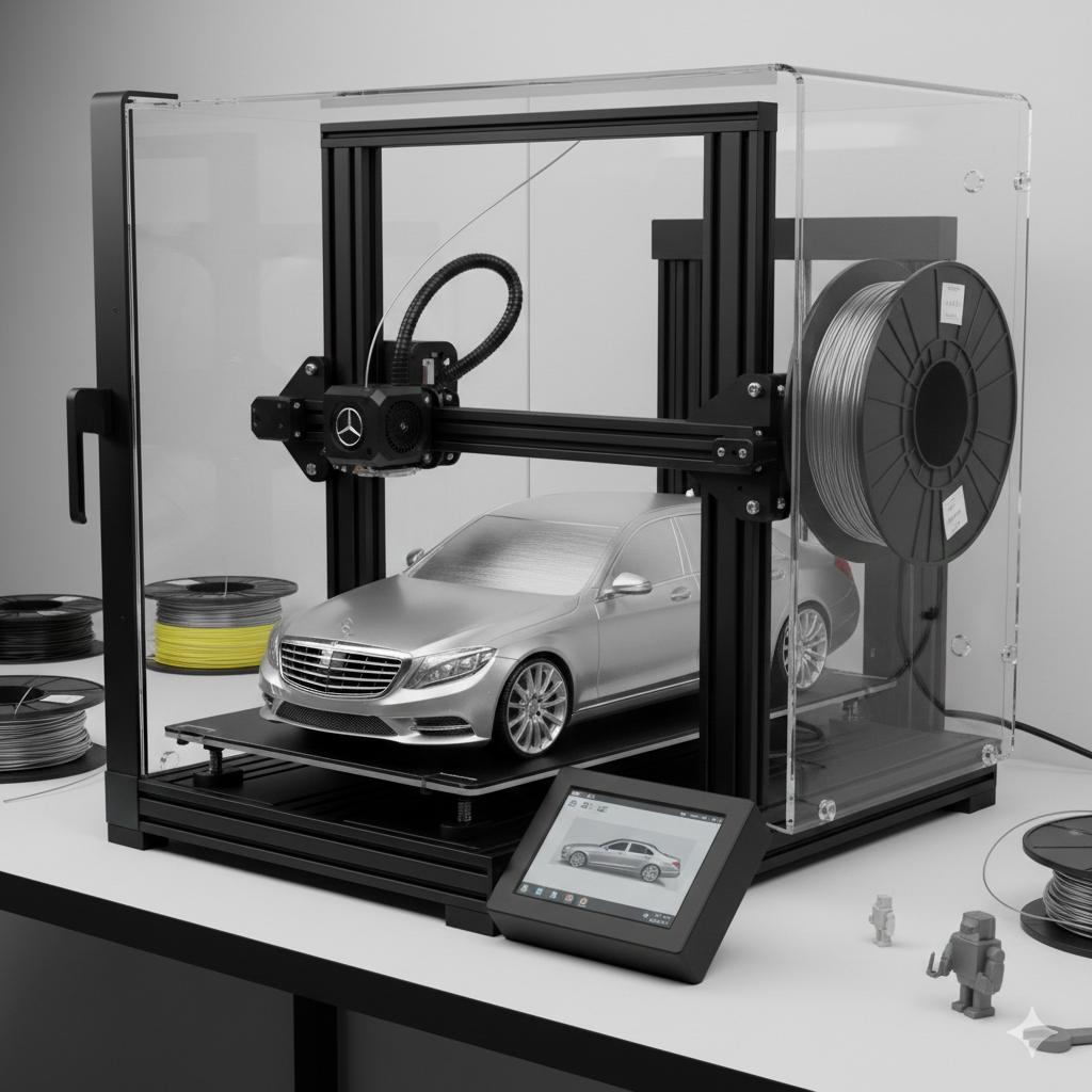 Mercedes Auto STL-Datei