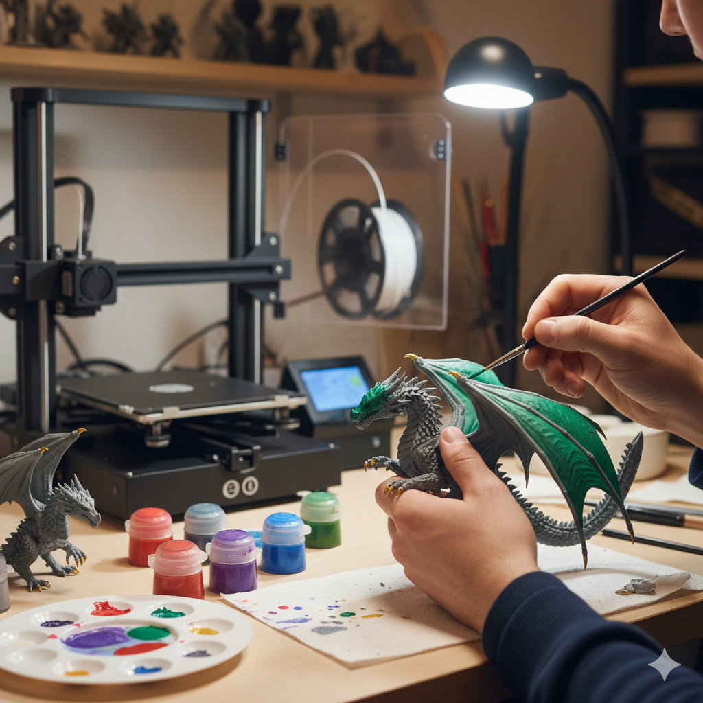 3D Yazıcı Modellerini Boyama ve Rötuş Teknikleri: Müze Kalitesinde Rehber