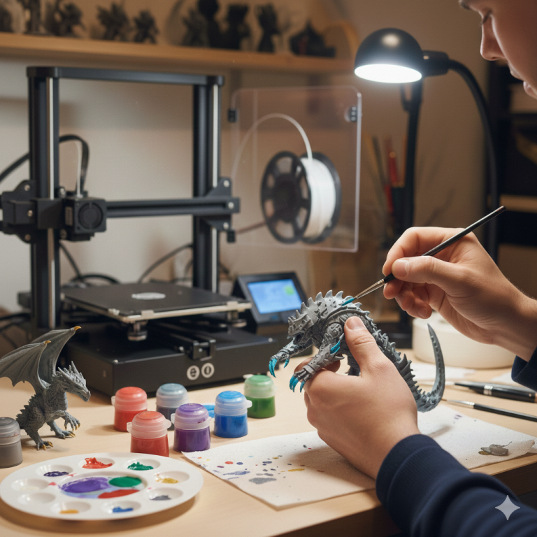 3D-Druck Modelle lackieren