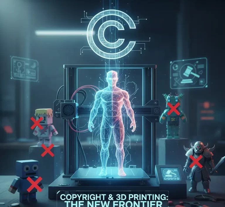 Es Legal Imprimir Figuras 3D? Guía de Copyright y Ventas 2026