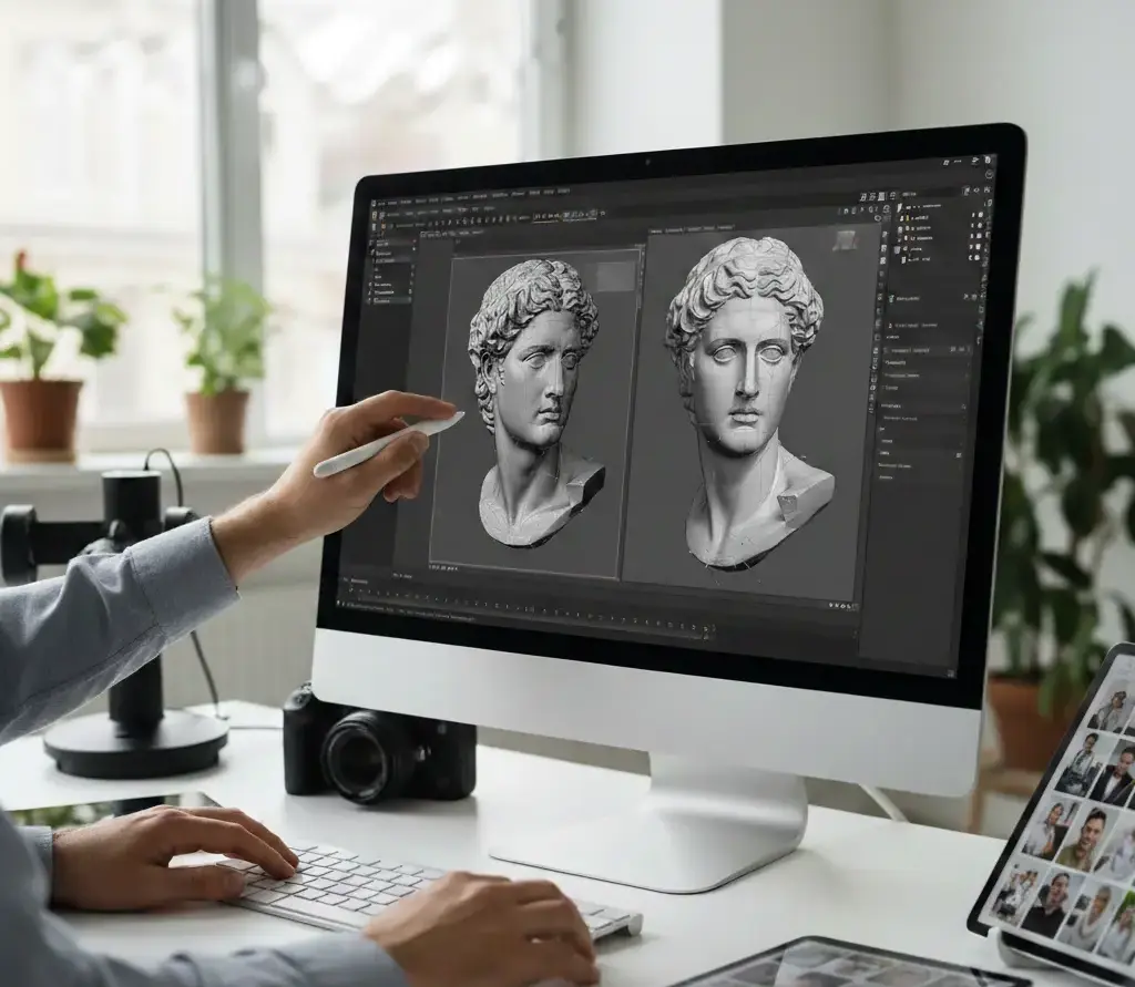 convertir photo en modèle 3d